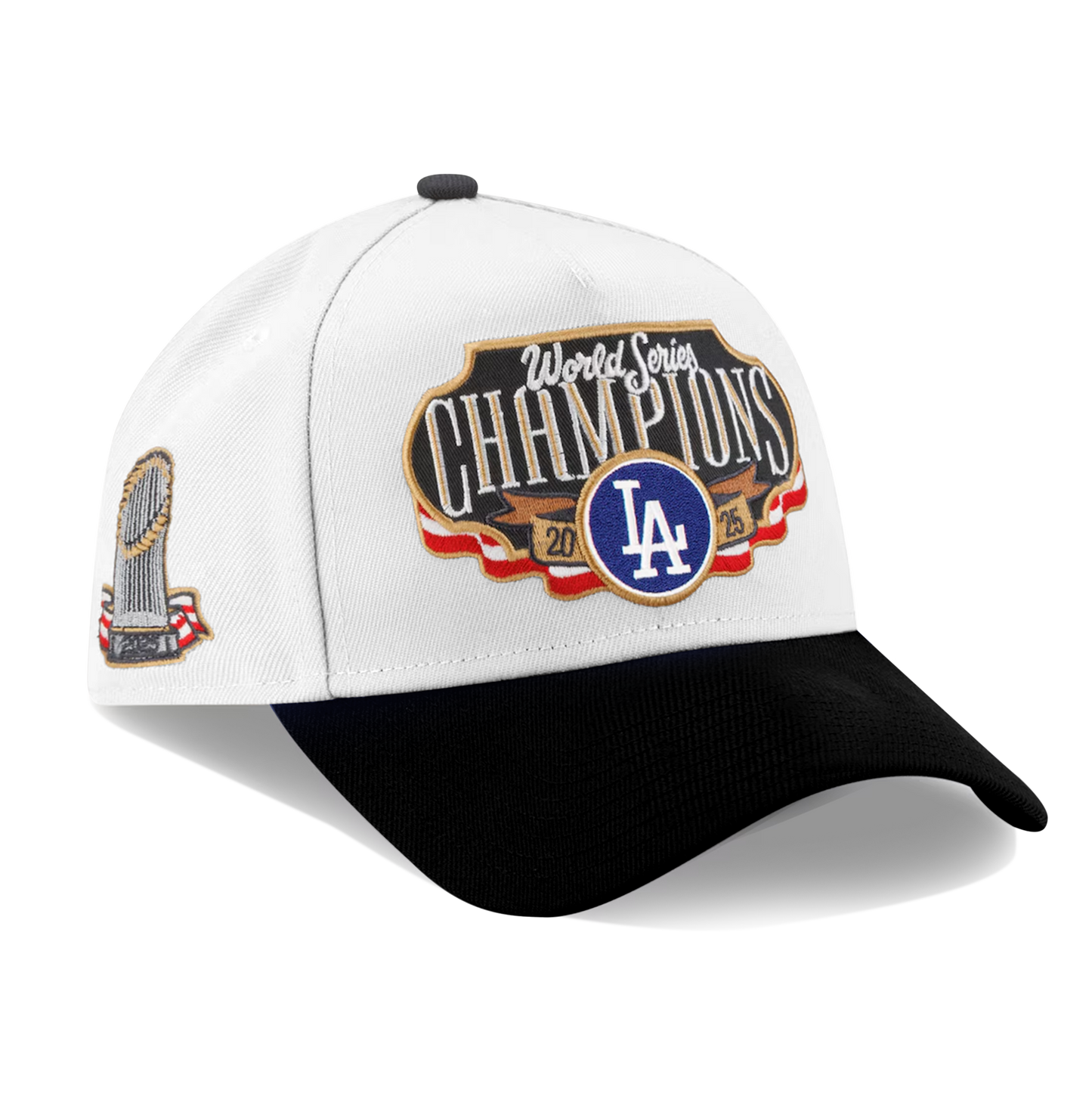 Dodgers Back-To-Back World Series Champions Bomber + Printed Hat