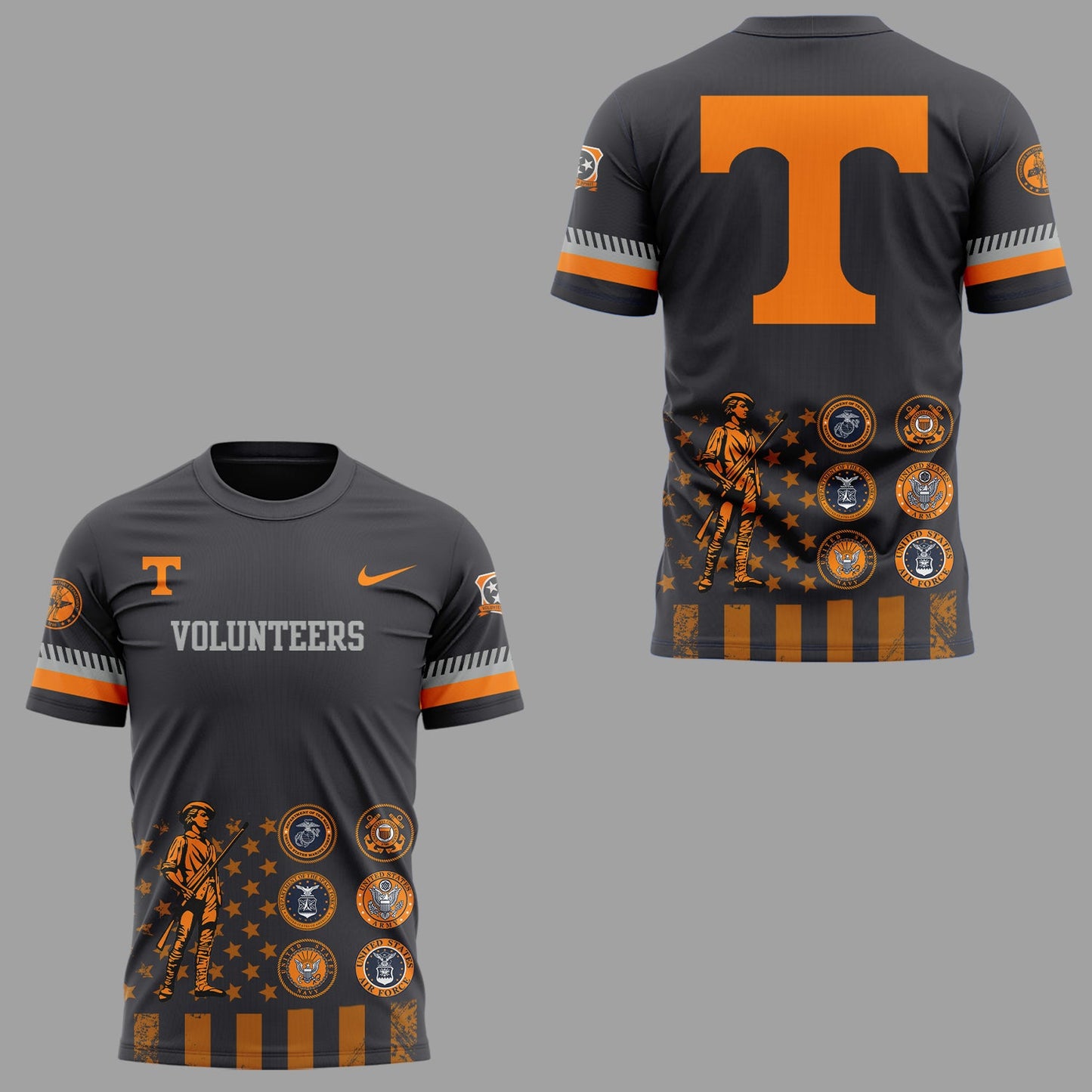 Limited Edition Volunteer Football Smokey Grey ‘Volunteer Spirit’ TShirt-ND04072508