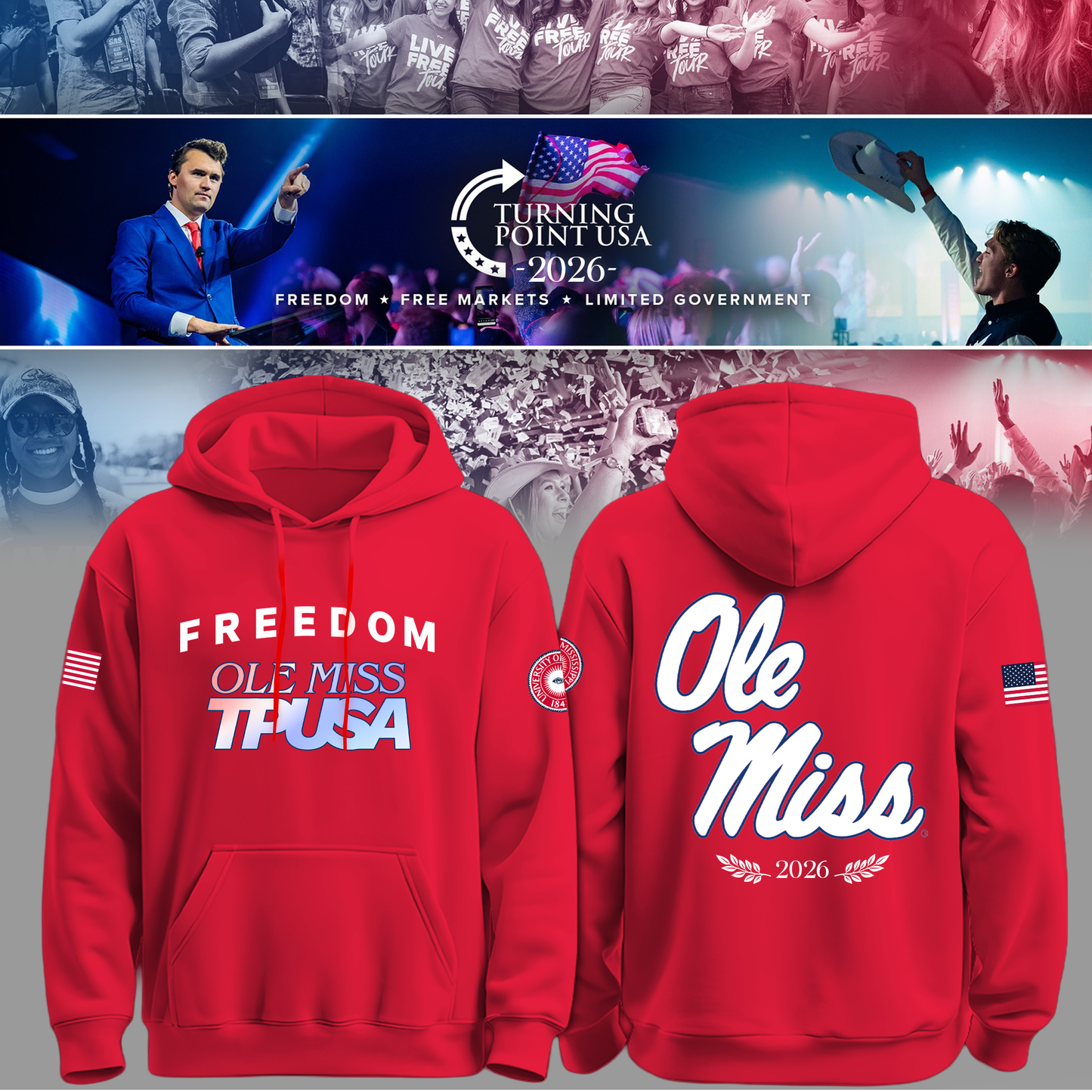 Limited Edition University of Mississippi x Turning Point USA 2026