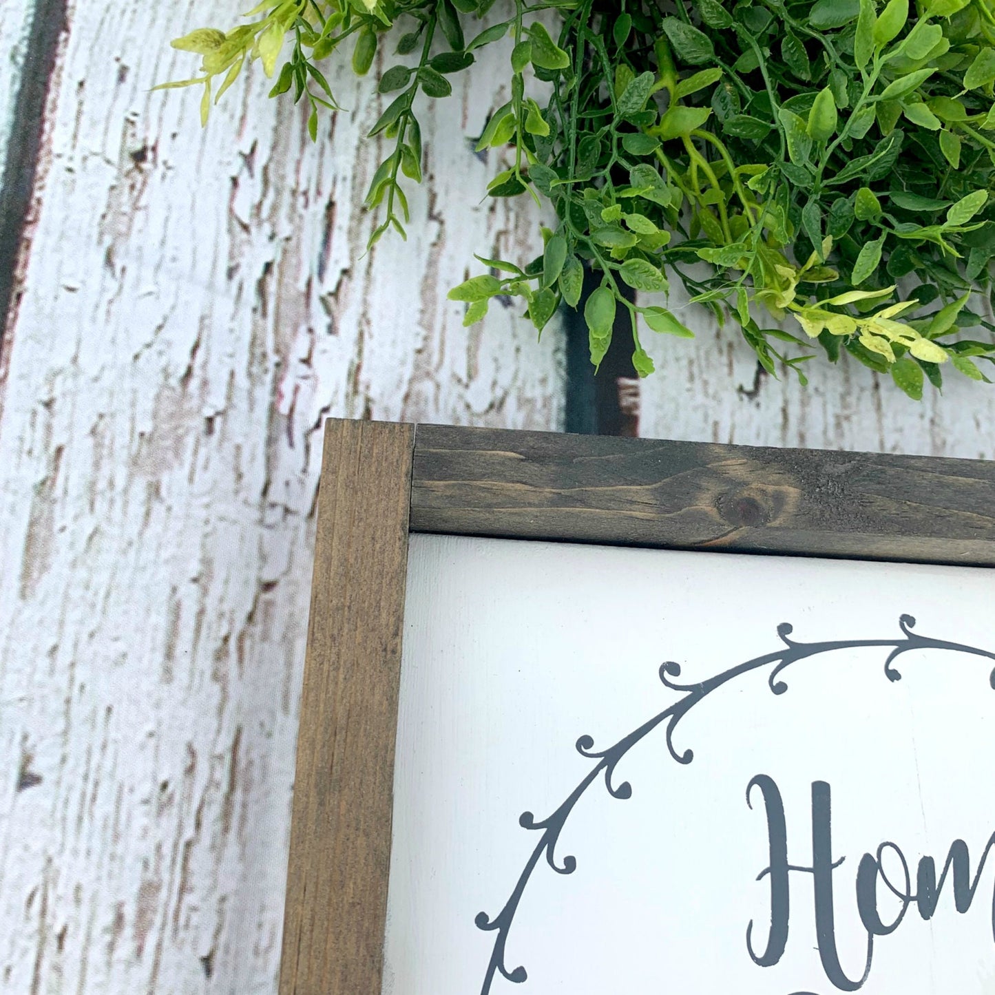 Home Sweet Home Wooden Sign, Farmhouse Style Sign, Rustic Wood Sign, New Home Gift, Fixer Upper Style, Home Decor