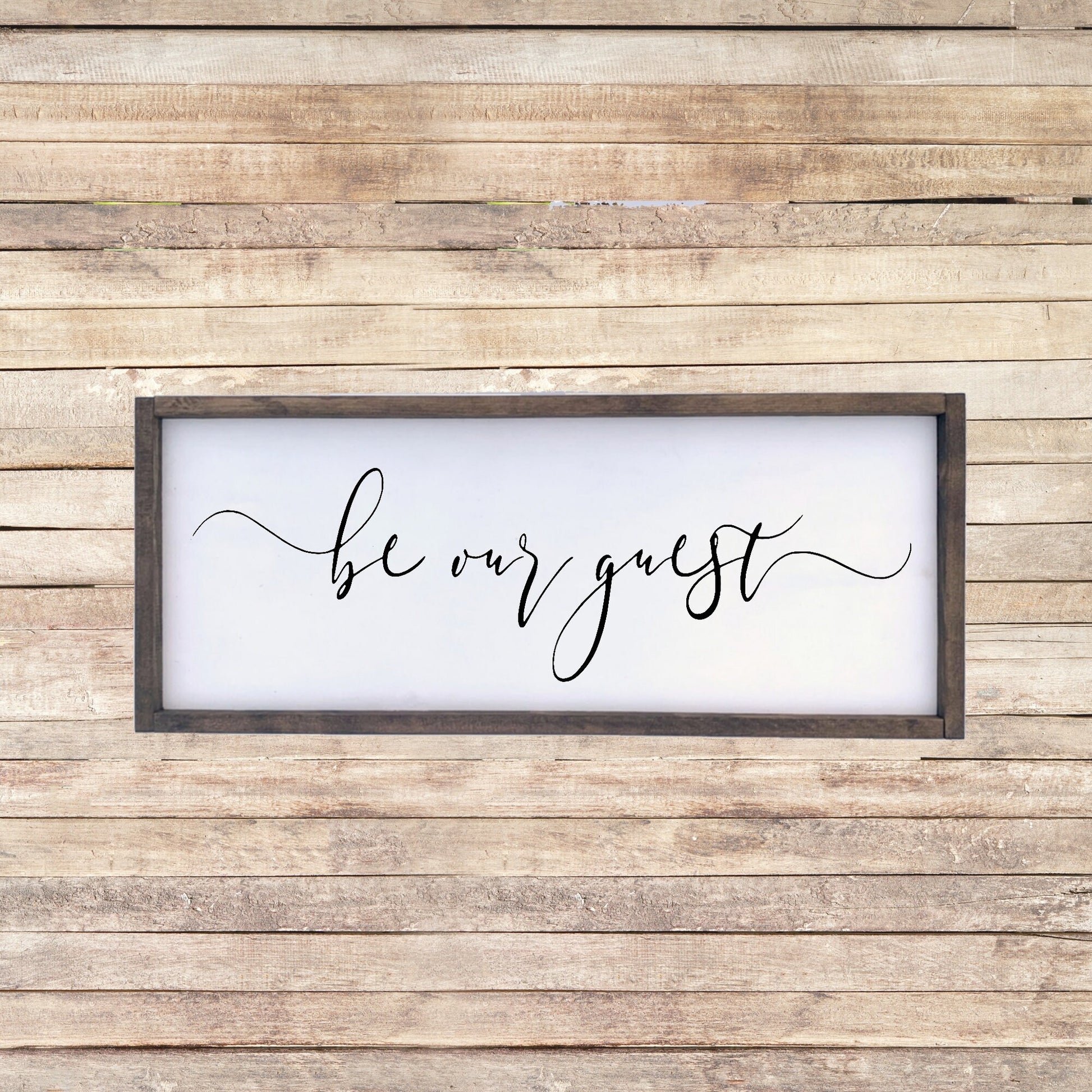 Be Our Guest Wood Sign, Guest Room Sign, Guest Room Decor, Guest Bedroom Sign, Farmhouse Decor, Wood Sign, Bedroom Wall Sign