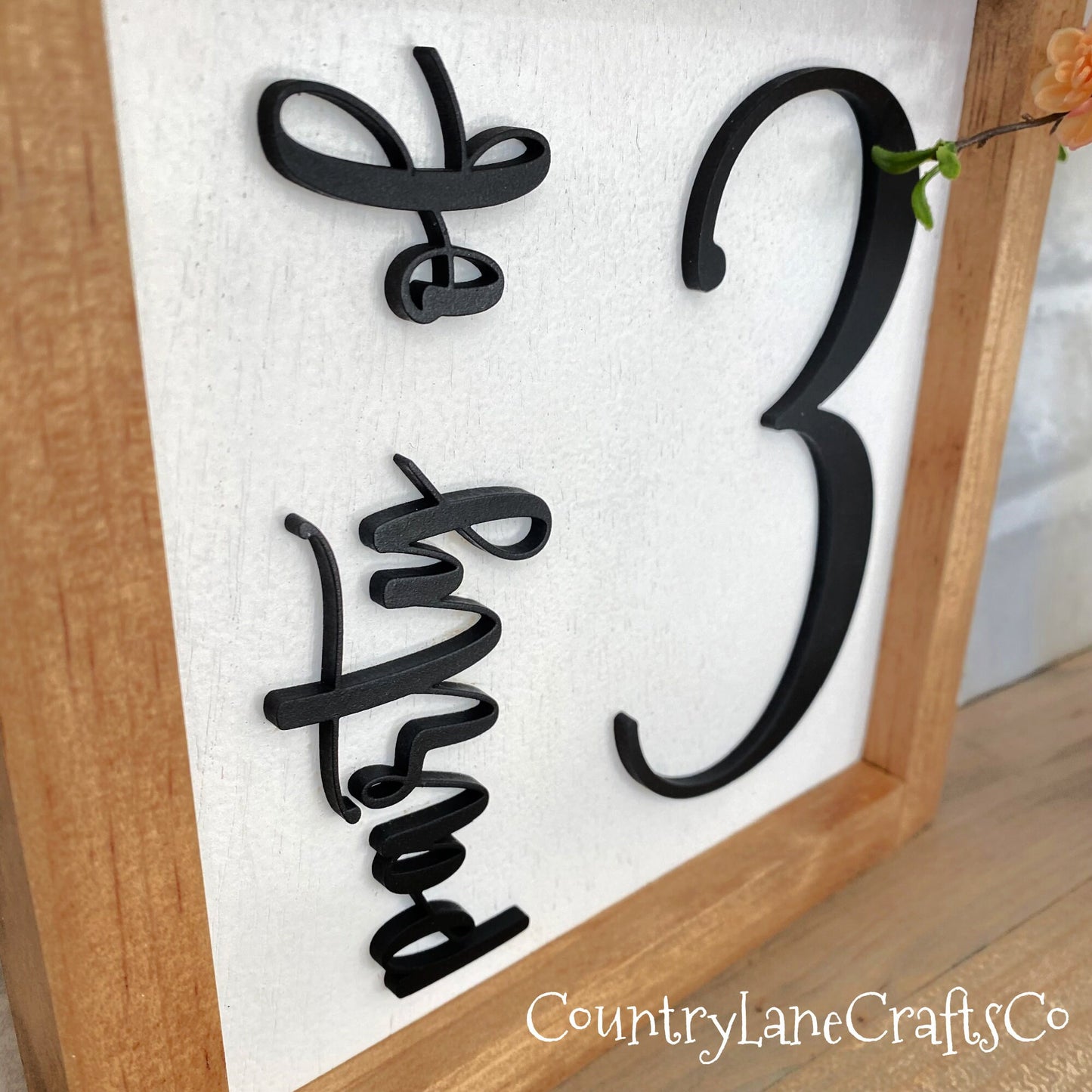 Party of Sign, 3D Number Party of Sign, Baby Shower Gift, Gallery Wall Art, Party of 3,4,5 Sign, Family Decor Sign, Any Number Sign,