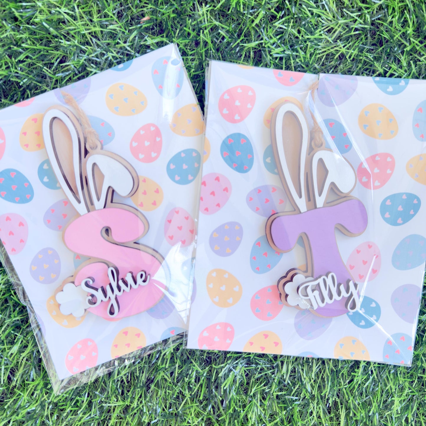 Easter Basket Personalized Tags, Easter Bunny Letter Tags, Personalized Tags for Easter, Easter Bunny Tag, Easter Basket Name Tags