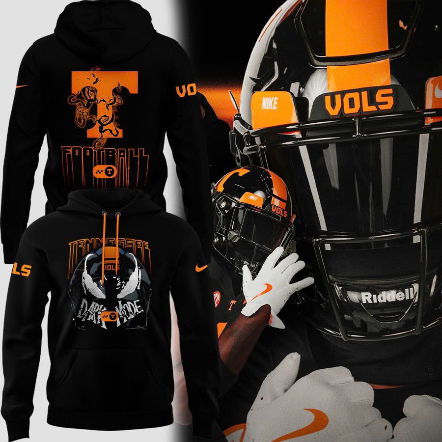 Tennessee Volunteers Vols Dark Mode Helmet Hoodie