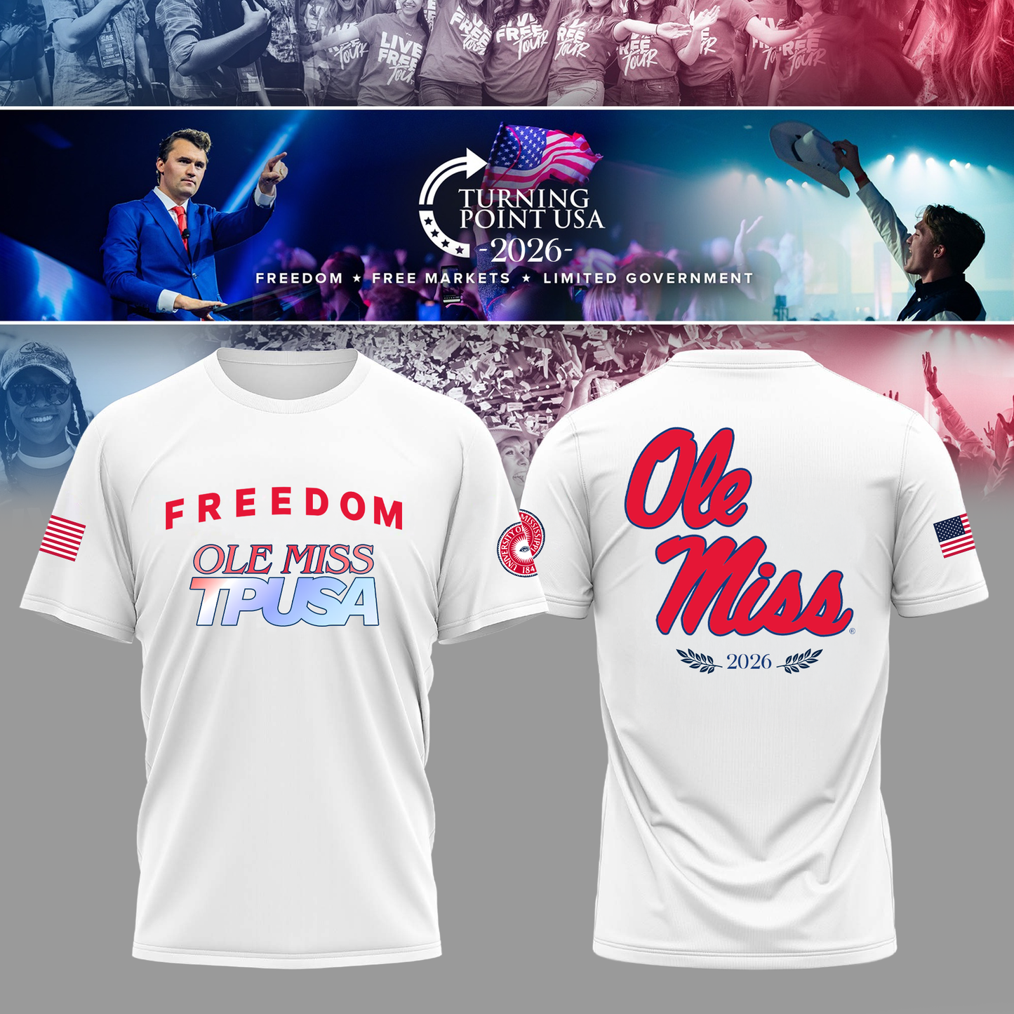 Limited Edition University of Mississippi x Turning Point USA 2026