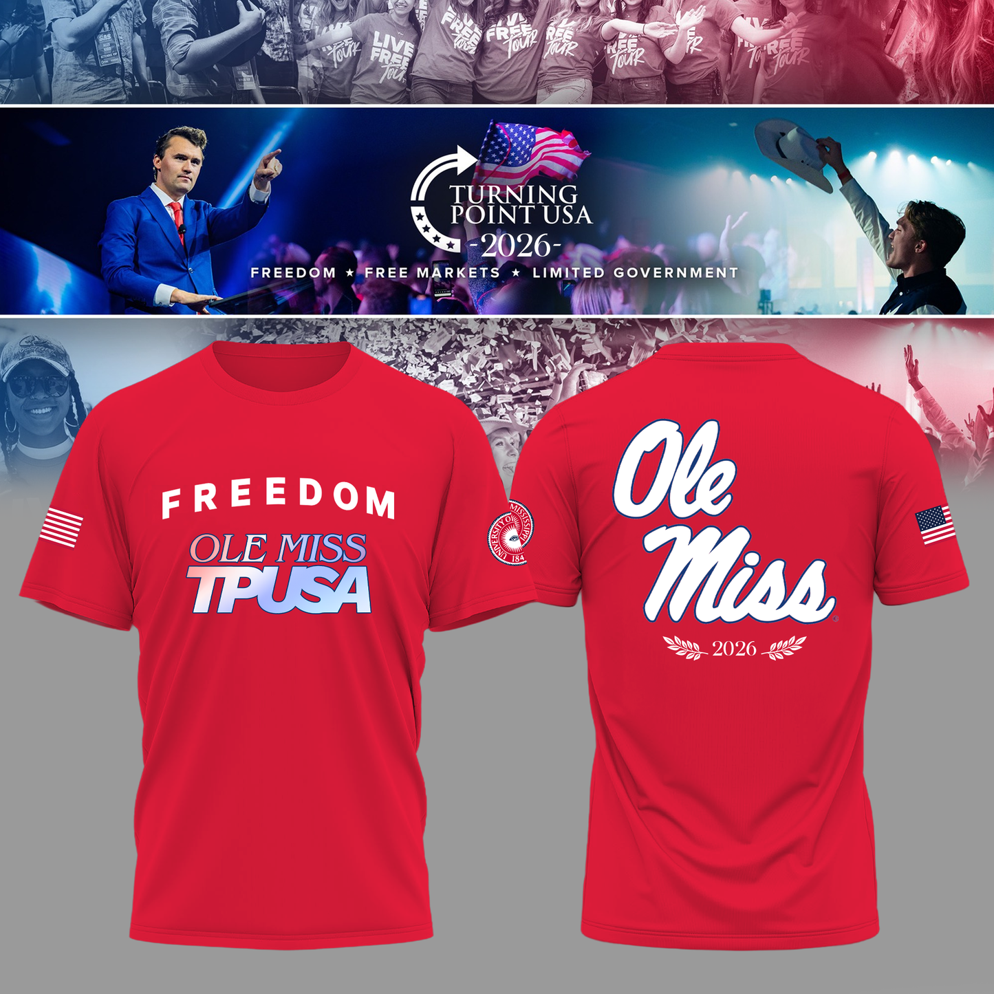 Limited Edition University of Mississippi x Turning Point USA 2026