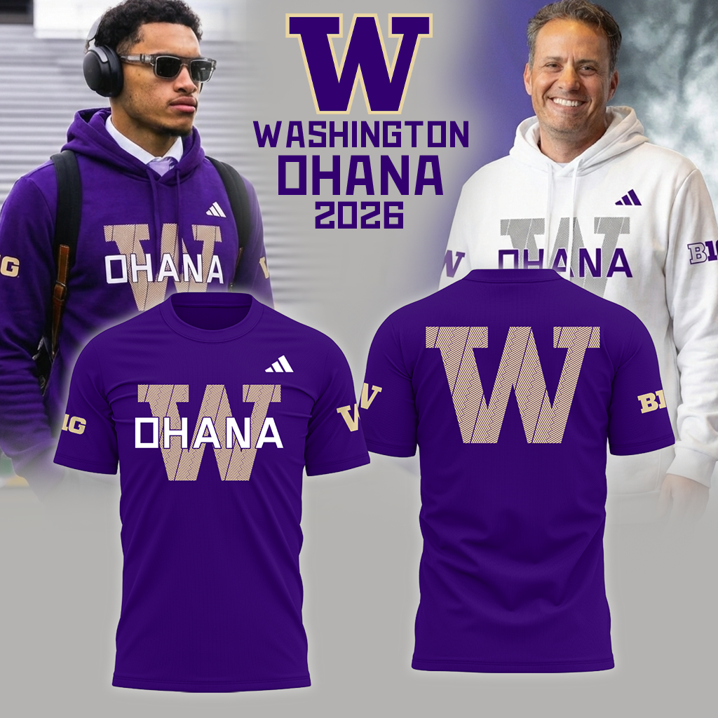 Washington Huskies Ohana 2026 Limited Edition Tshirt