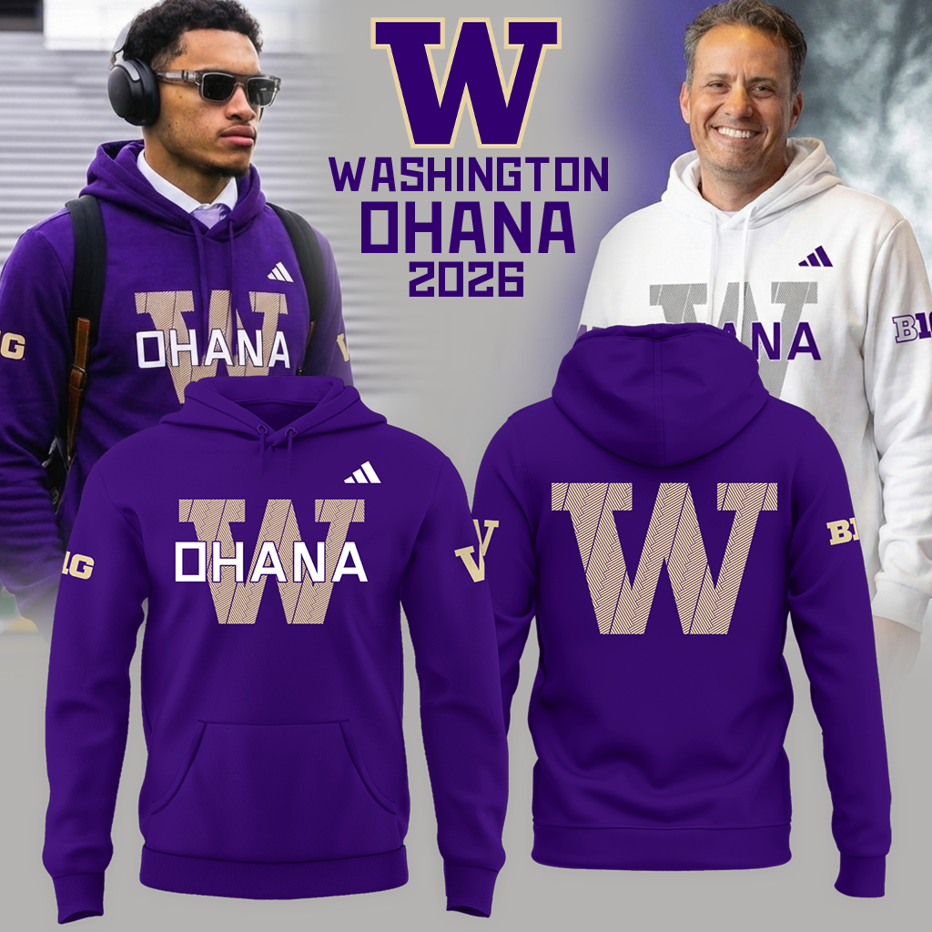 Washington Huskies Ohana 2026 Limited Edition Hoodie