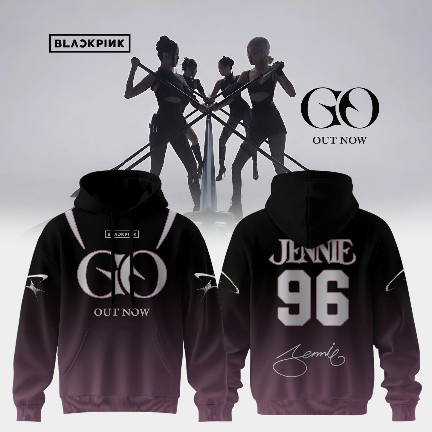 BLACKPINK ‘GO’ OUT NOW – Hoodie ( Jennie )