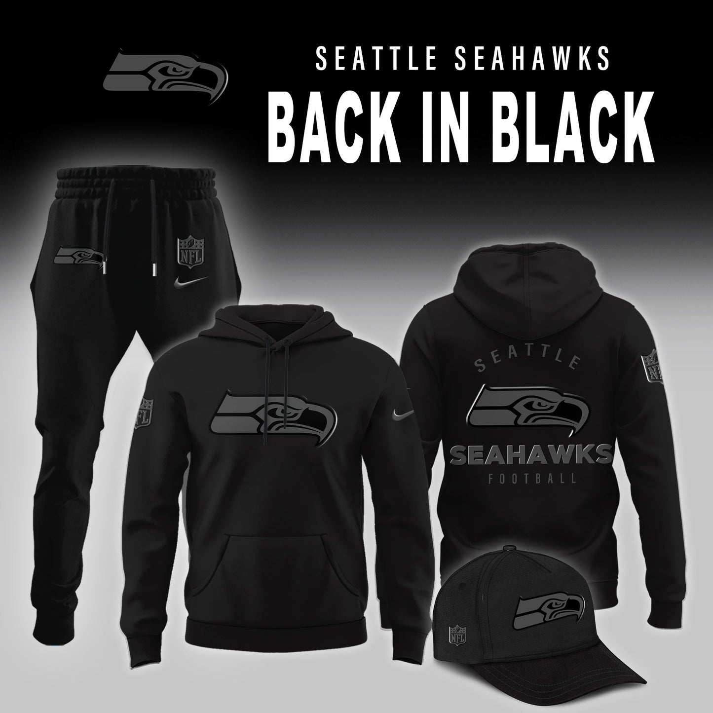 Seattle Seahawks 2026 Back In Black Limited Edition Shirt