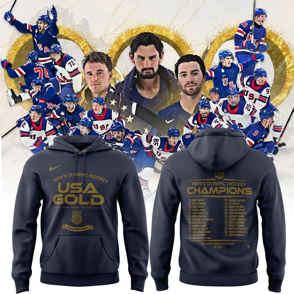U.S. 2026 Olympic Milano Cortina Men’s Team Championship Hoodie