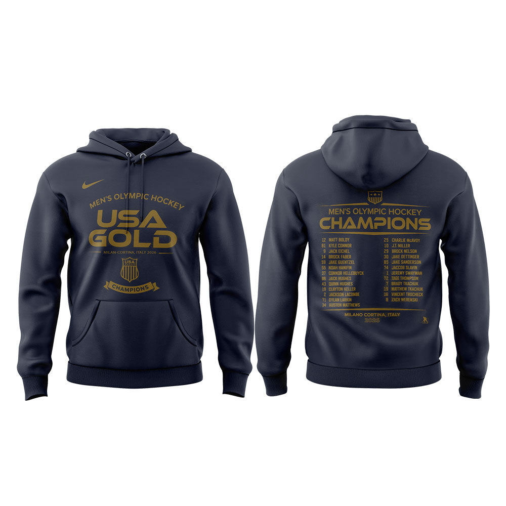 U.S. 2026 Olympic Milano Cortina Men’s Team Championship Hoodie