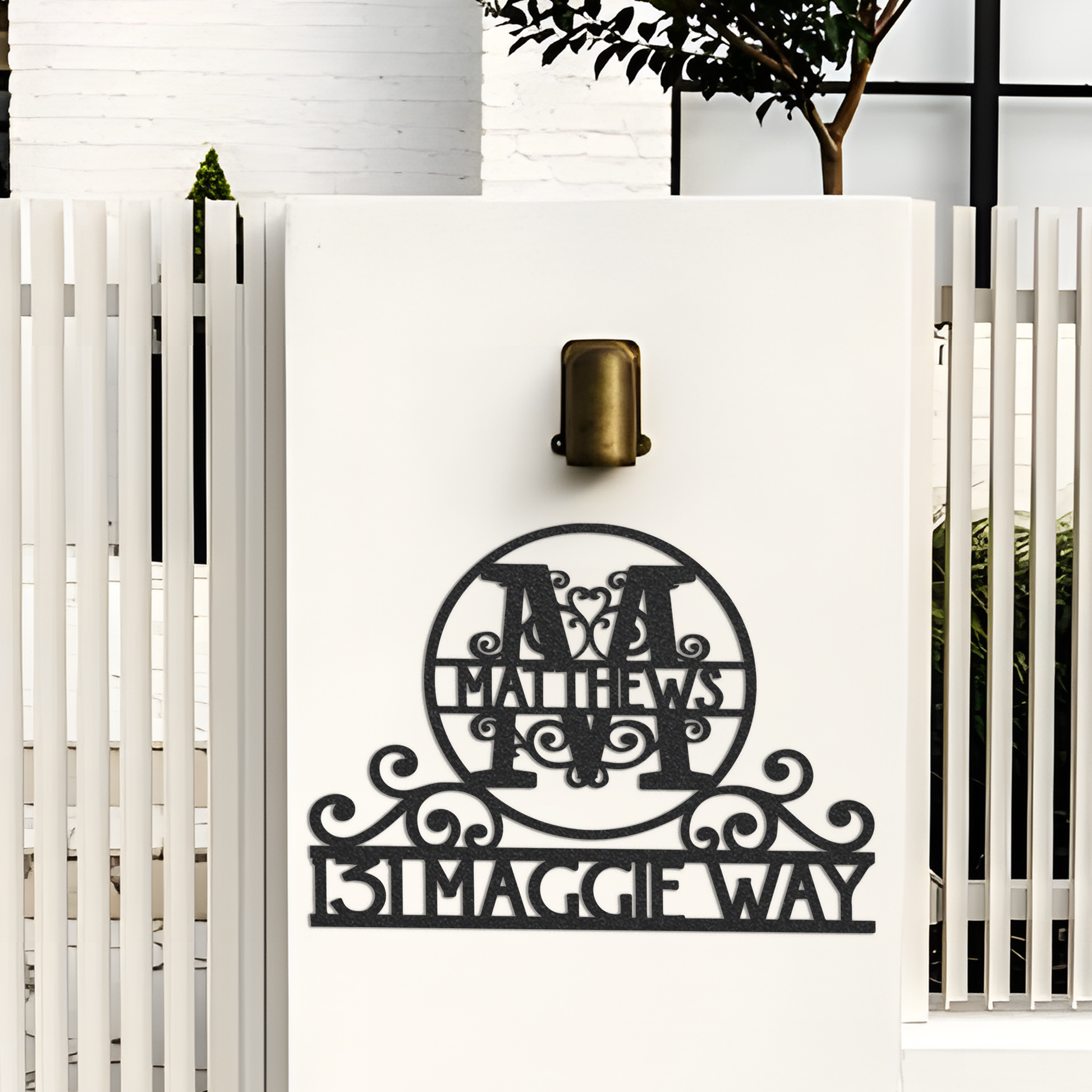 Metal Monogram Sign, Custom Metal Sign, Metal Name Sign, Initial Sign, Monogram Wall Decor, Metal Monogram Letters, Outdoor Sign, Home Decor