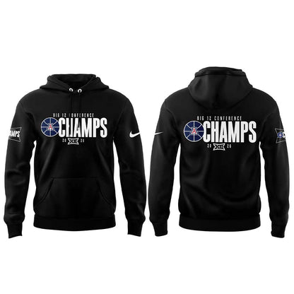 Arizona Wildcats Men’s Basketball 2026 Big 12 Conference Regular Season Champions Hoodie