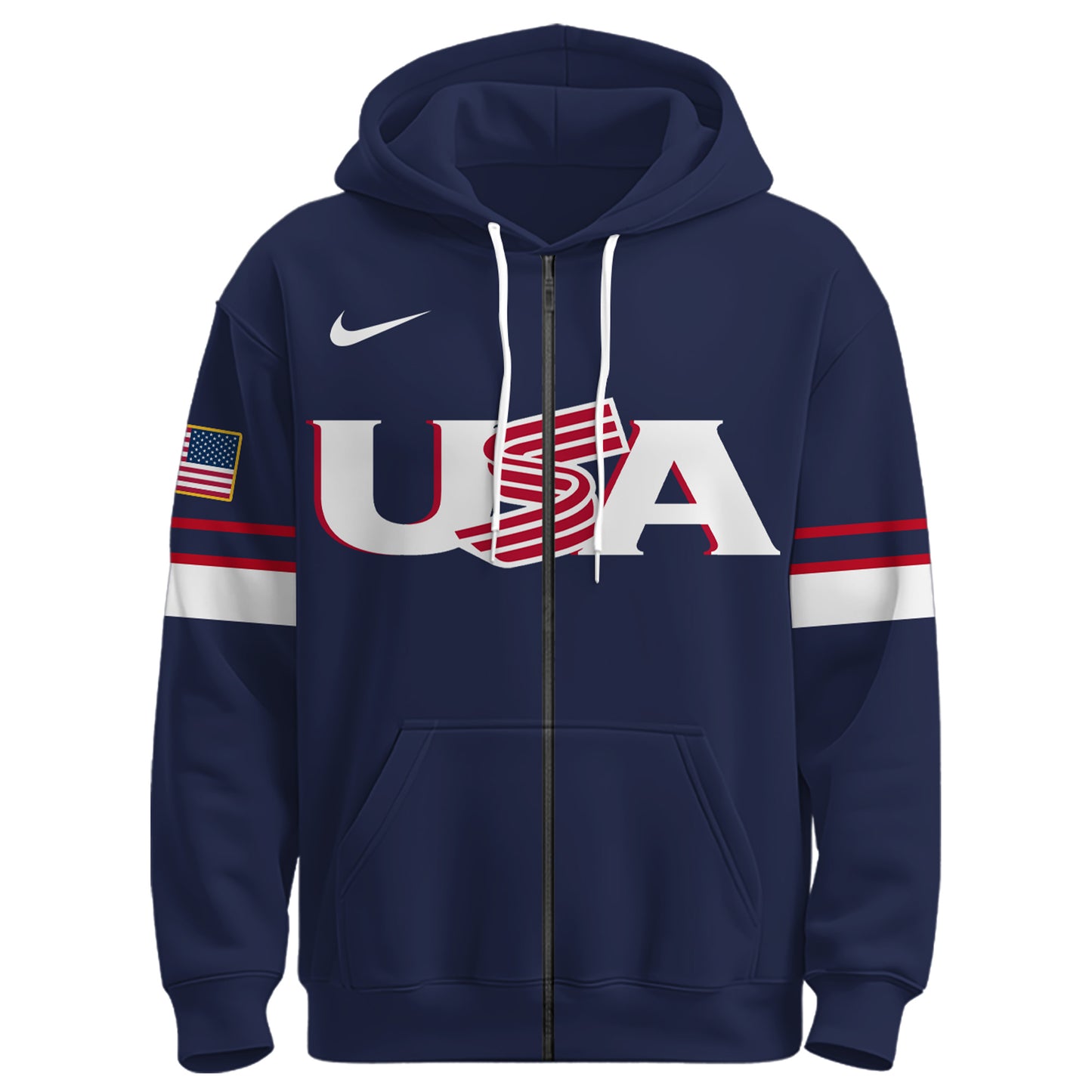USA World Baseball Classic Zip Hoodie Ver 2