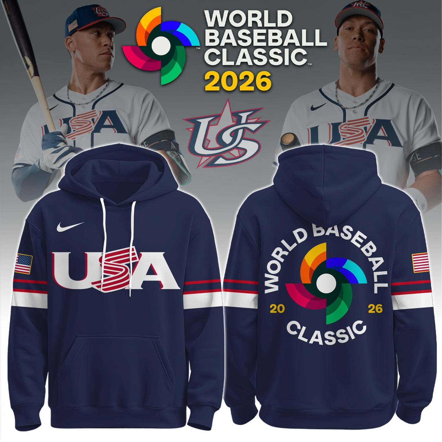 USA World Baseball Classic Hoodie Ver 2