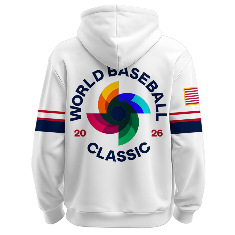 USA World Baseball Classic Zip Hoodie