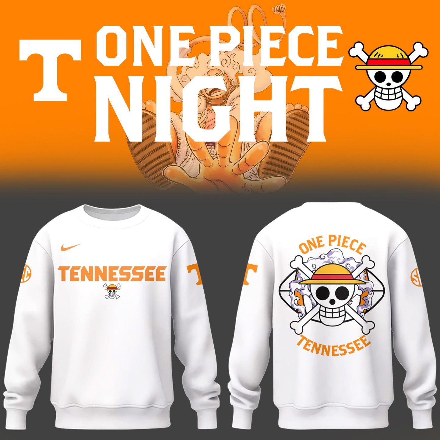 One Piece x Tennessee Limited Edition Sweatshirt-LL0106252002