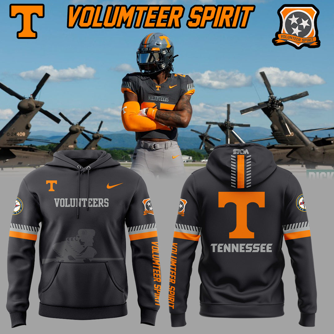 Limited Edition Volunteer Football Smokey Grey ‘Volunteer Spirit’ Hoodie-ND04072504