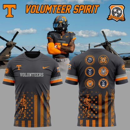 Limited Edition Volunteer Football Smokey Grey ‘Volunteer Spirit’ TShirt-ND04072509