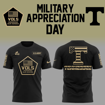 Limited Edition Tennessee x Military Appreciation Day 2025 TShirt