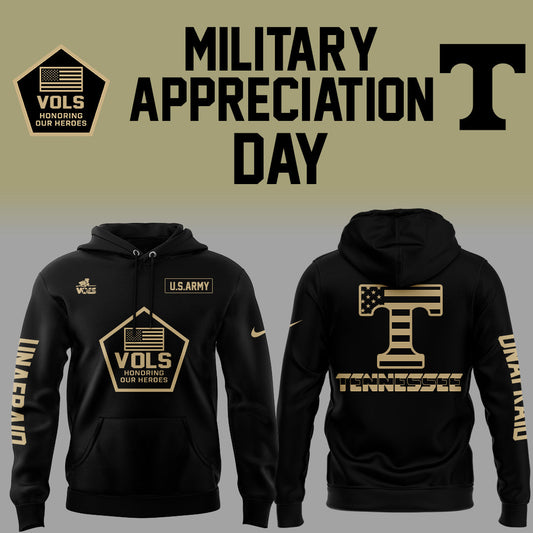 Limited Edition Tennessee x Military Appreciation Day 2025 Hoodie