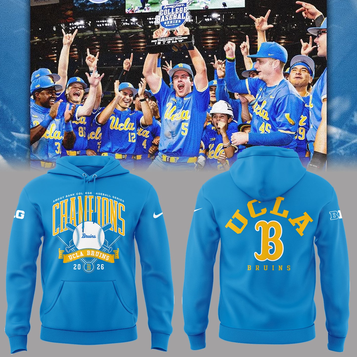 Limited Edition 2026 Amegy Bank College Baseball Series Champions Hoodie
