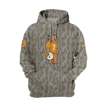 Limited Edition Tennessee x Morgan Wallen Camo Knoxville Mossy Oak Vintage Hoodie-PU092724501