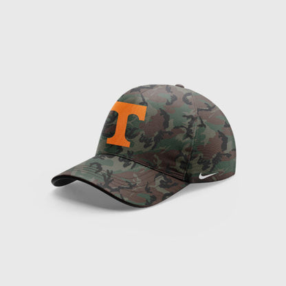 Tennessee Football Nike Camo 2024 Salute to Service Club Fleece Pullover Custom Name Hoodie-PU1127242500