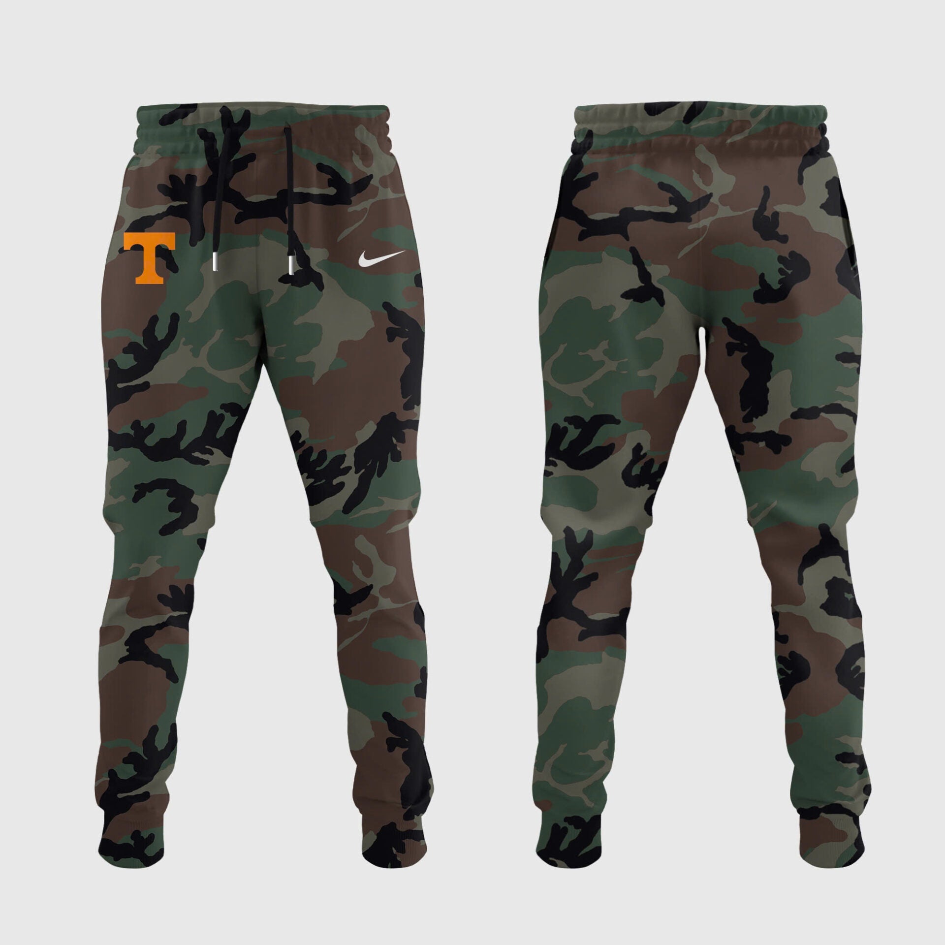 Tennessee Football Nike Camo 2024 Salute to Service Club Fleece Pullover Custom Name Hoodie-PU1127242500
