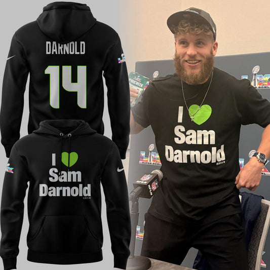 SEAT 🏈 ‘I 💚 Sam Darrno’ Hoodie