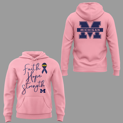 Limited Edition Michigan MBB Block Cancer Hoodie-PU26020705