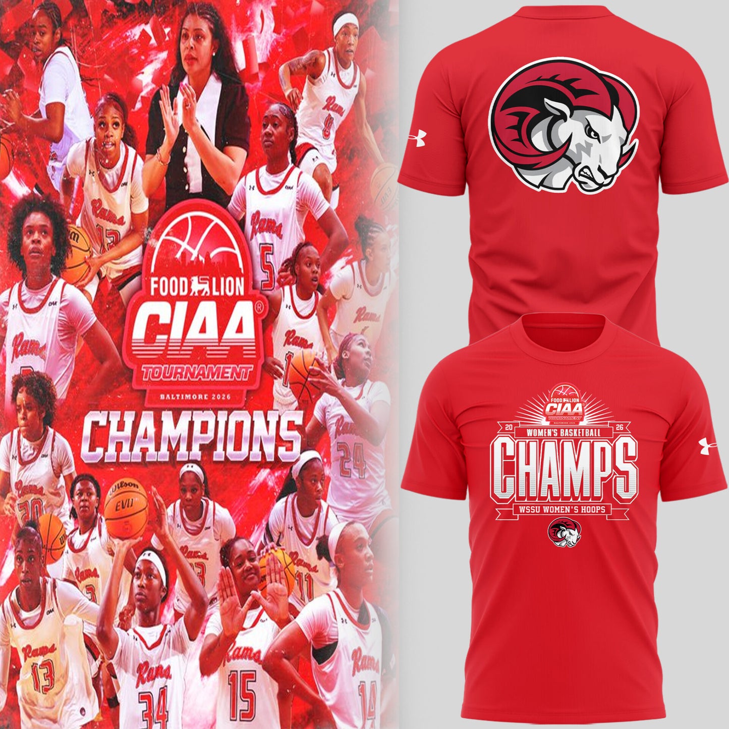 Limited Edition wssuwhoops Champions TShirt