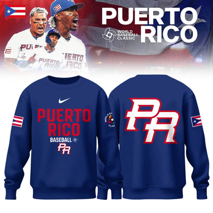 Puerto Rico Baseball 2026 World Baseball Classic Special Edition Sweatshirt