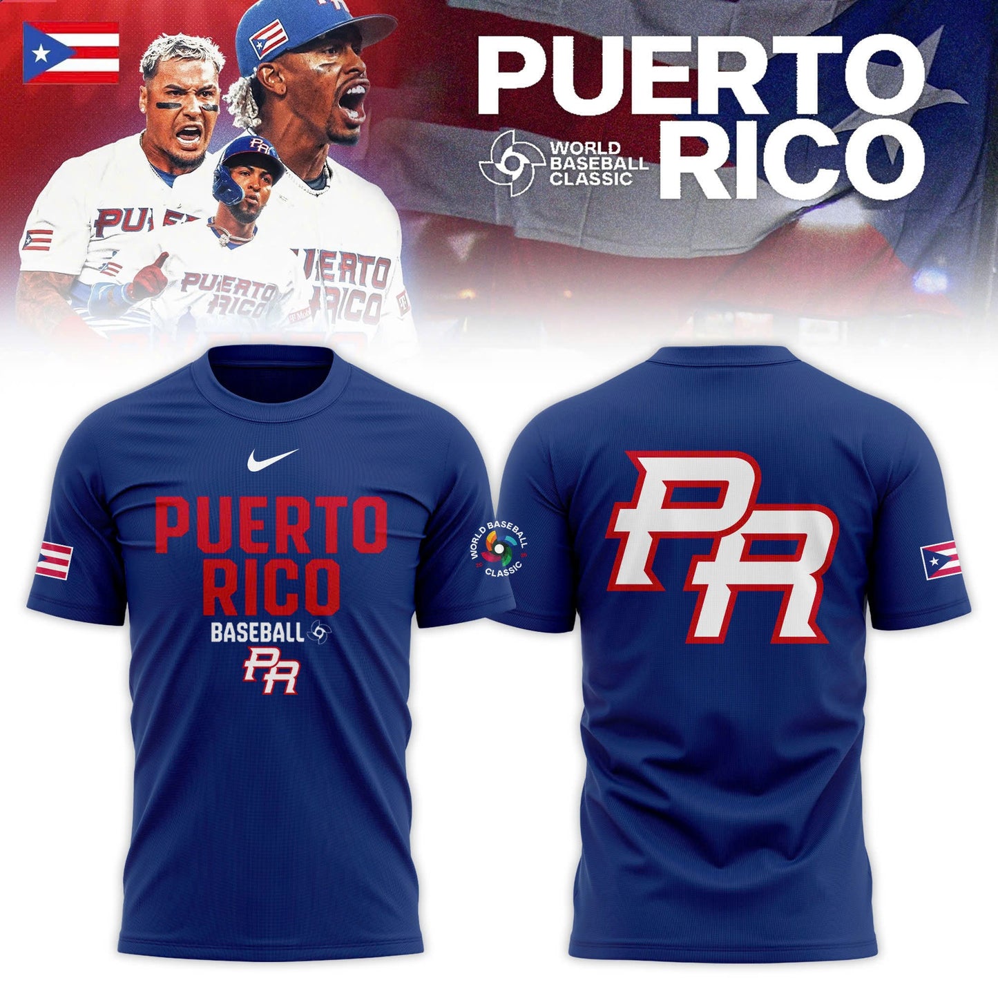 Puerto Rico Baseball 2026 World Baseball Classic Special Edition T-shirt