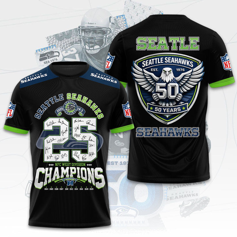 Seattle Seahawks 2025 NFC Conference Champions TShirt