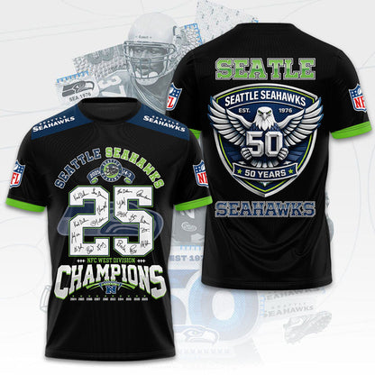 Seattle Seahawks 2025 NFC Conference Champions TShirt