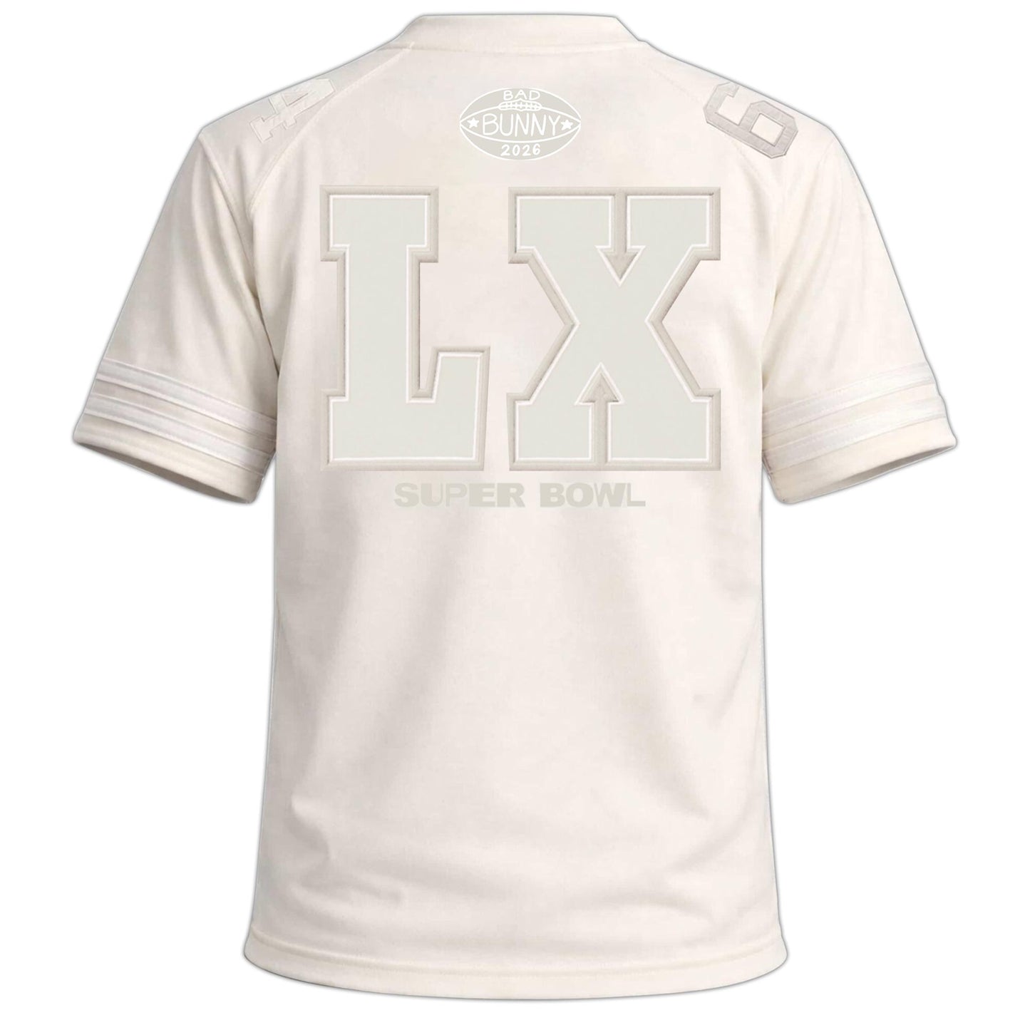 Bad Bunny “Ocasio 64” Super Bowl LX White Jersey