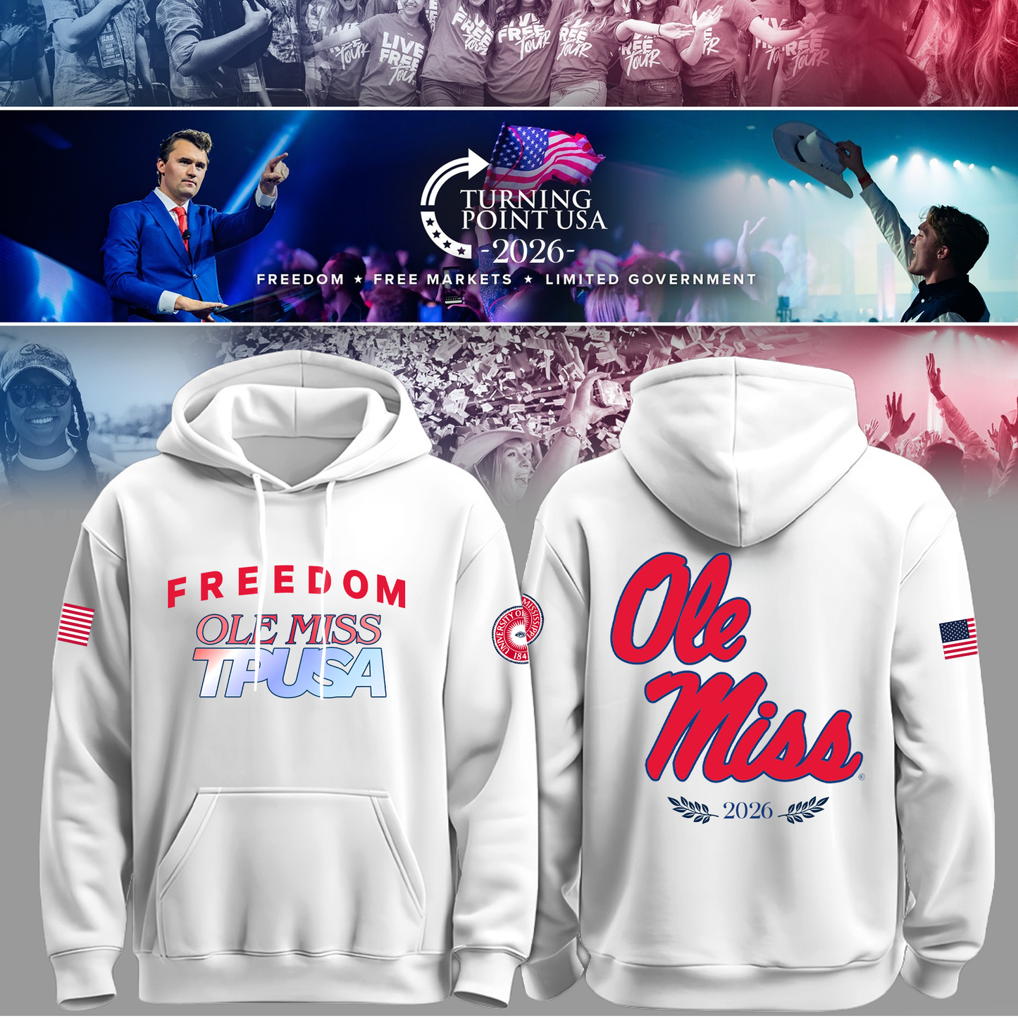 Limited Edition University of Mississippi x Turning Point USA 2026