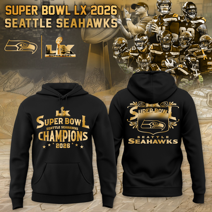 Seahawks 2026 Super Bowl LX Hoodie - Limited Editions
