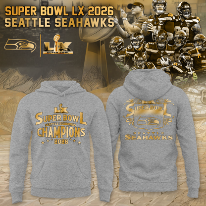 Seahawks 2026 Super Bowl LX Hoodie - Limited Editions