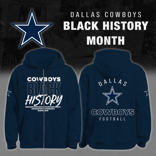 Dallas Cowboys - Black History Month 2026 Limited Edition Zip Hoodie