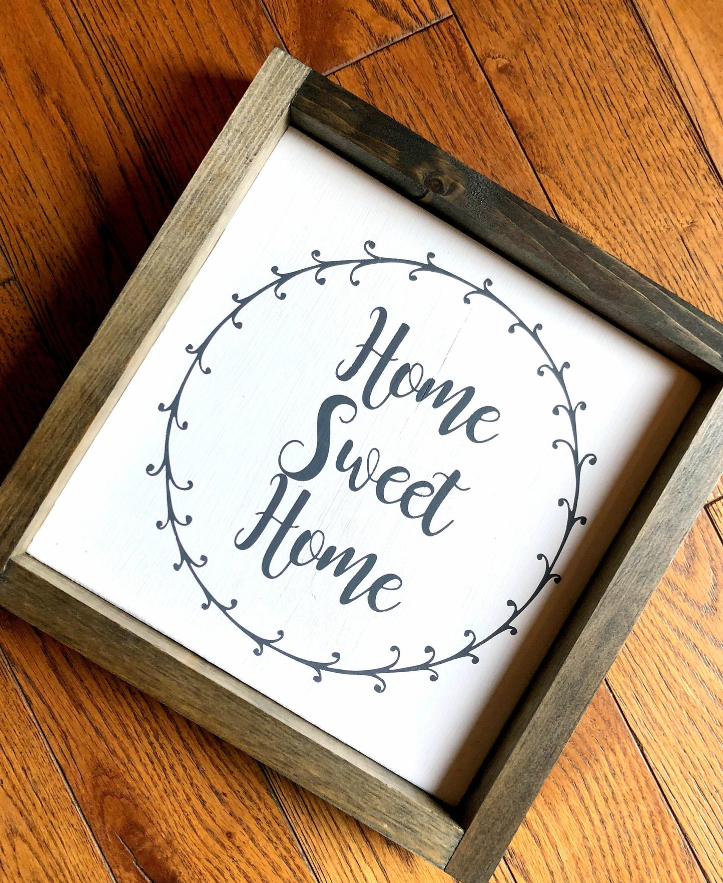 Home Sweet Home Wooden Sign, Farmhouse Style Sign, Rustic Wood Sign, New Home Gift, Fixer Upper Style, Home Decor