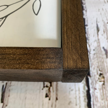 Monogram Family Initial Wood Sign for Gallery Wall, Bridal Shower Gift, Housewarming Gift,  Family Initial Sign, Personalized Sign