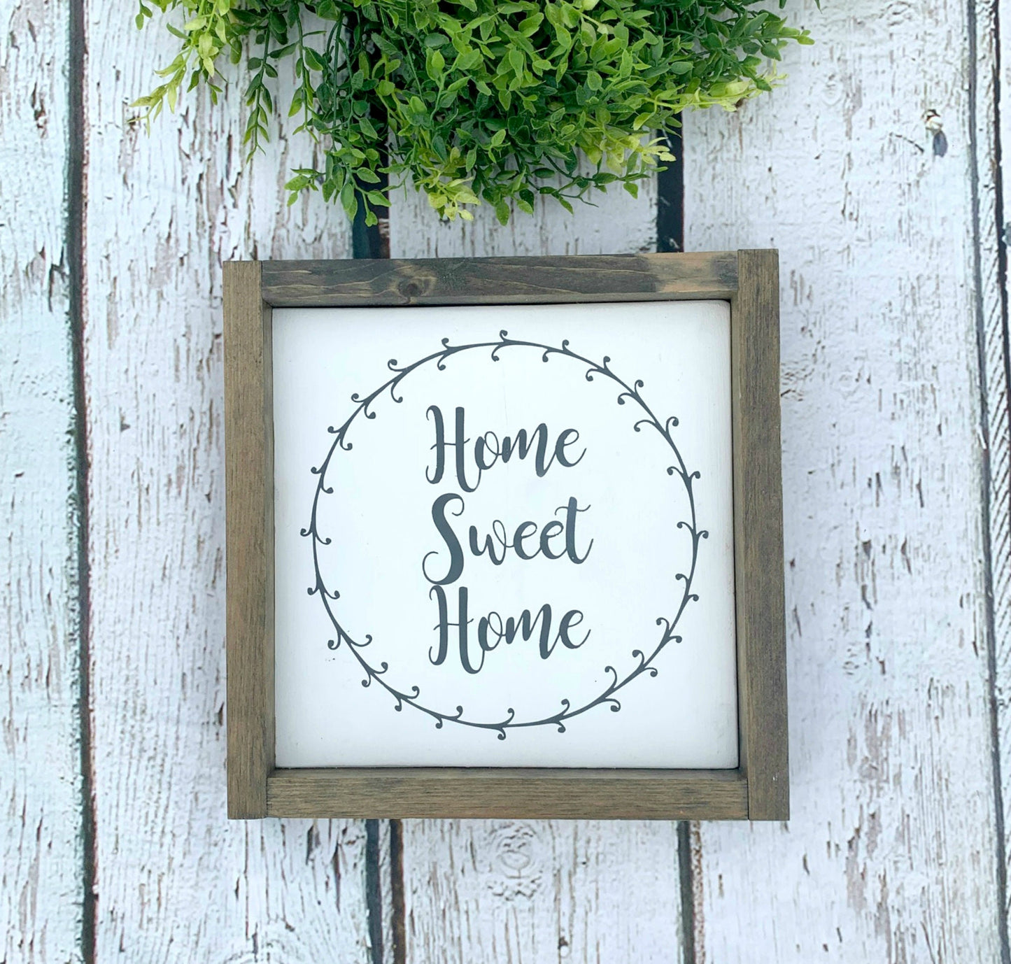 Home Sweet Home Wooden Sign, Farmhouse Style Sign, Rustic Wood Sign, New Home Gift, Fixer Upper Style, Home Decor