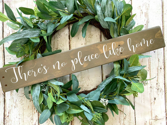 There's No Place Like Home Wood Sign, Pallet Wood Sign, Rustic Farmhouse, Housewarming, Realtor Gift, Country Decor, No Place Like Home