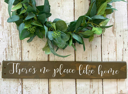 There's No Place Like Home Wood Sign, Pallet Wood Sign, Rustic Farmhouse, Housewarming, Realtor Gift, Country Decor, No Place Like Home