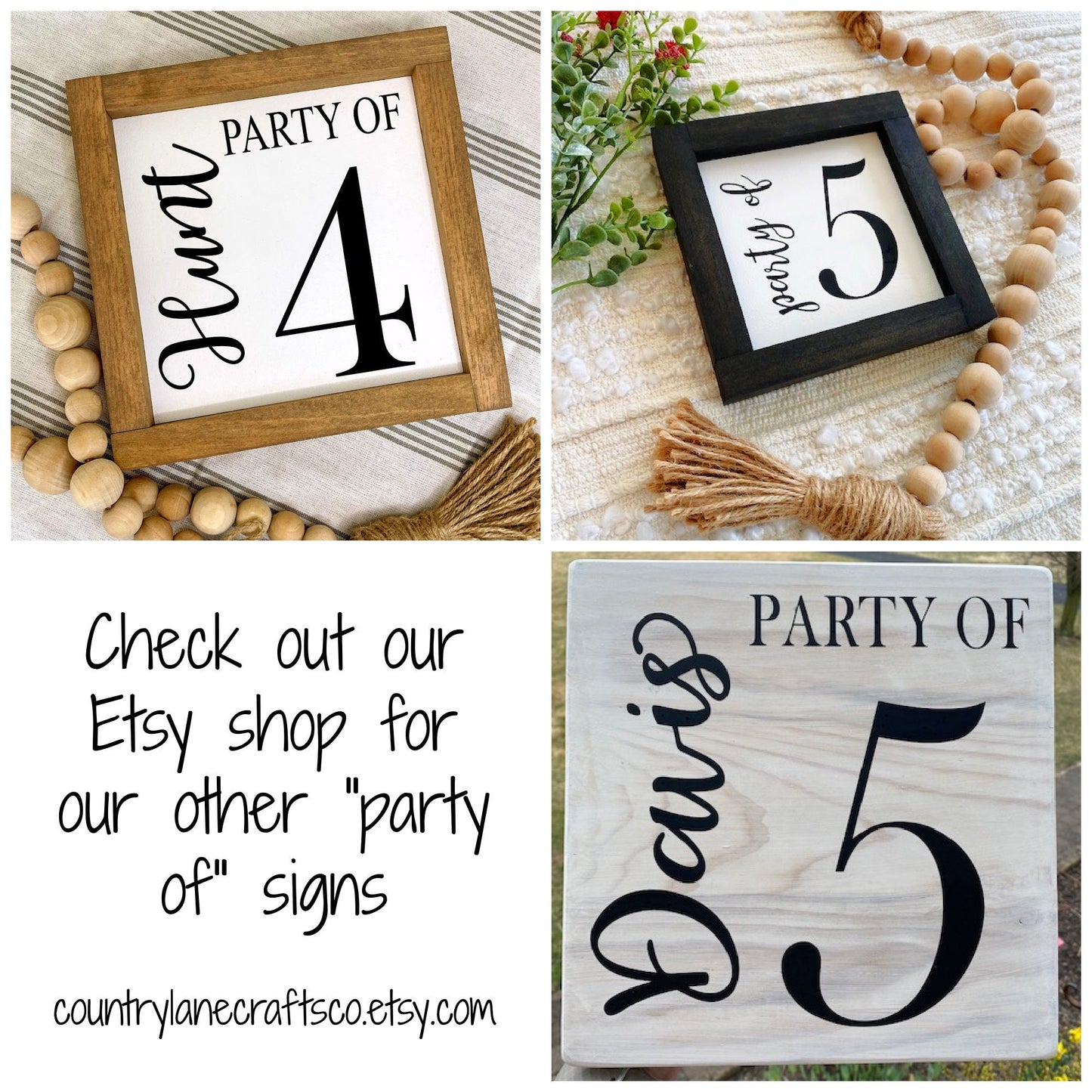 Party of Sign, 3D Number Party of Sign, Baby Shower Gift, Gallery Wall Art, Party of 3,4,5 Sign,  Family Decor Sign, Any Number Sign,