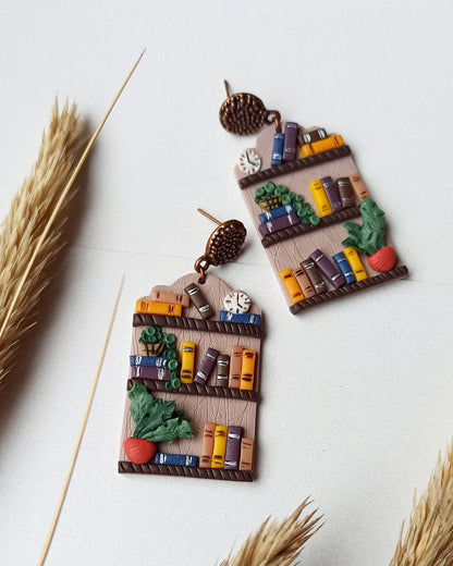 Fun Book Earrings, teacher earrings, teacher gift, dangle earrings, gift for her, book lover gift, Book gifts, back to school gift, cute