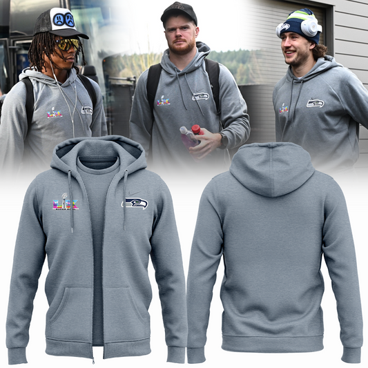 Seahawks 2026 Bowl LX Zip Hoodie
